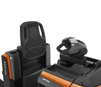 Μηχάνημα συλλογής παραγγελιών χαμηλού επιπέδου Toyota OSE250 με άνετο στήριγμα πλάτης