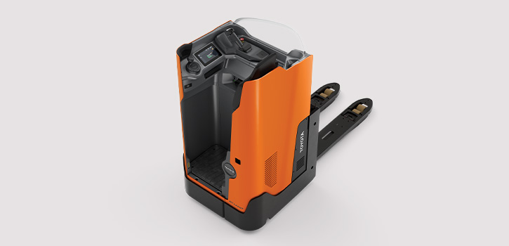 Ηλεκτρικό παλετοφόρο Toyota BT Levio LSI φτιαγμένο για τον χειριστή